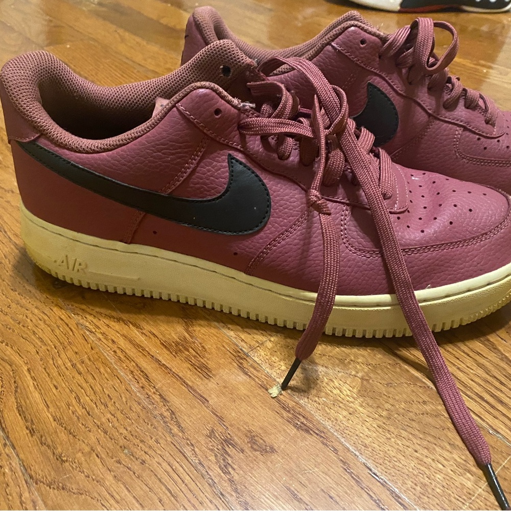 Nike Burgundy and Black Sneakers